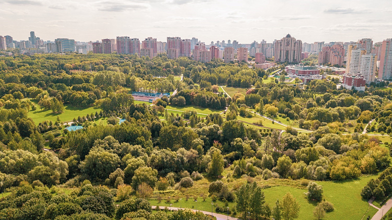 Зеленые насаждения москвы карта